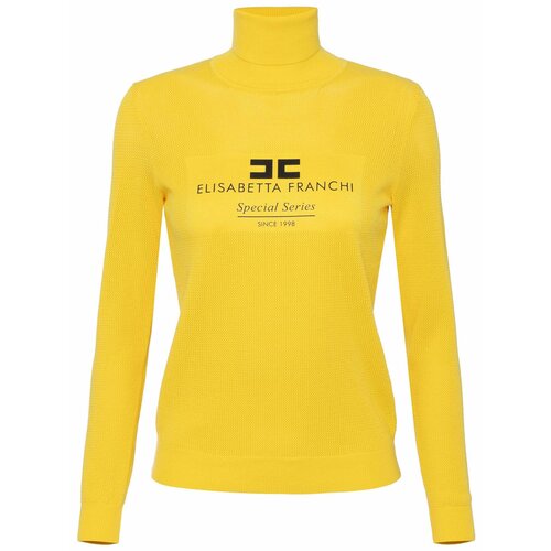 Джемпер Elisabetta Franchi, размер 42 IT, , желтый