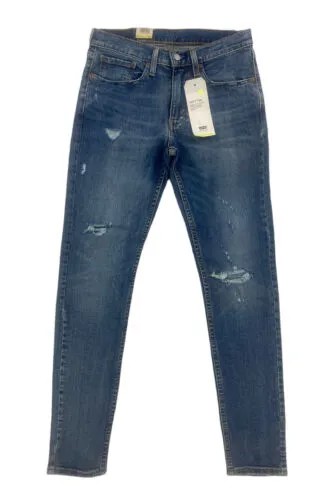 НОВЫЕ мужские джинсы Levis Strauss Skinny Taper Flex Stretch Medium Blue