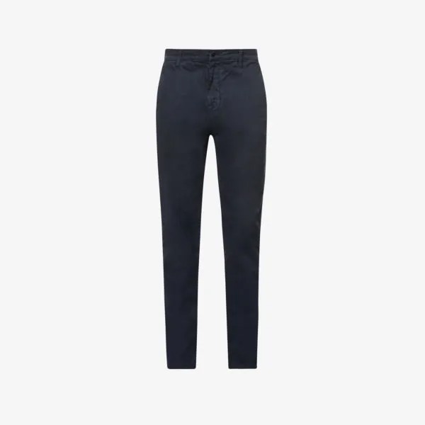 Брюки Easy Alvin классического кроя из органического хлопка стрейч Nudie Jeans, цвет dark midnight