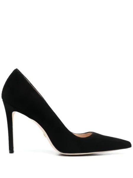 Stuart Weitzman туфли с заостренным носком, черный