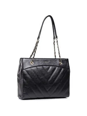 Женский черный стеганый мешок для пыли DKNY Cici, сумка-тоут с двумя ремешками и цепочкой, сумка-кошелек