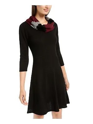 BCX DRESS Женский темно-бордовый полосатый вязаный шарф-бесконечность