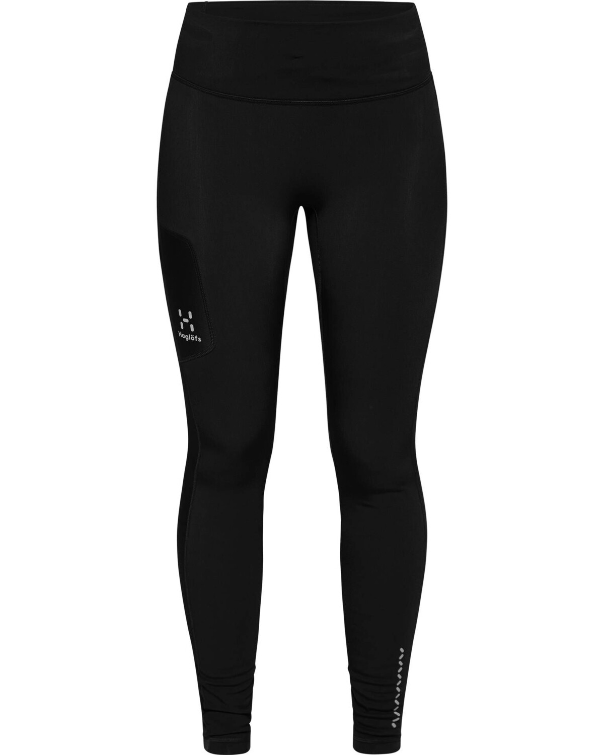 Спортивные леггинсы, зимние колготки Haglöfs, черный