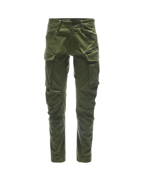 Зауженные брюки-карго G–Star Rovic, темно-зеленый