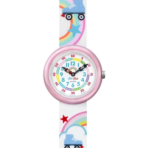 Наручные часы swatch Flik Flak zfcsp046, под эгидой Swatch. От официального представителя., розовый
