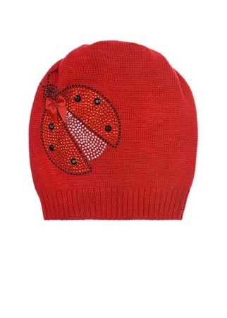Красная шапка с декором 