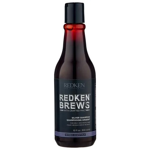 Redken шампунь Brews Silver мужской для седых и осветленных волос 300 мл