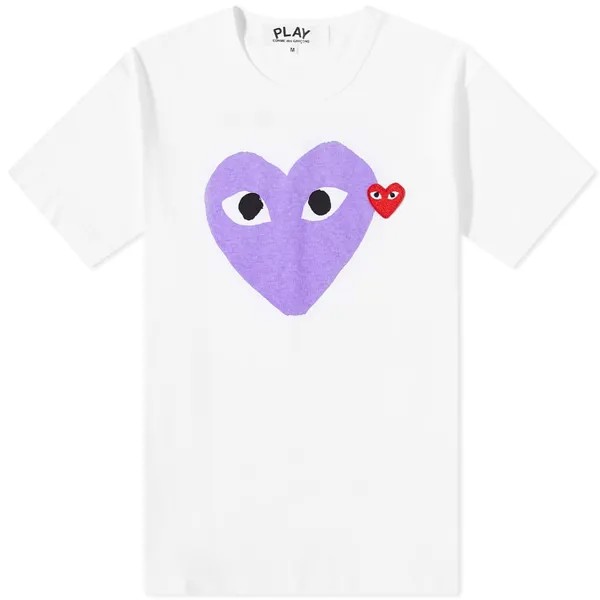 Футболка Comme des Garcons Play Red Heart Colour Heart Tee