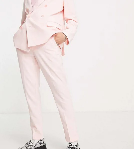 Модные брюки пыльно-розового цвета Reclaimed Vintage Inspired-Розовый цвет