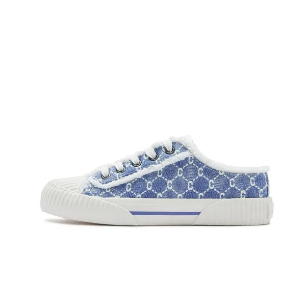 Кроссовки Champion Campus Skateboarding Shoes Women's Low-top Blue, синий
