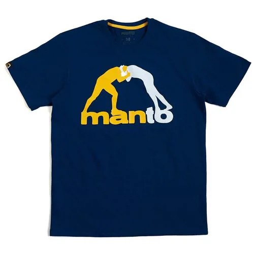 Футболка Manto Футболка Manto Logo Classic, размер S, синий