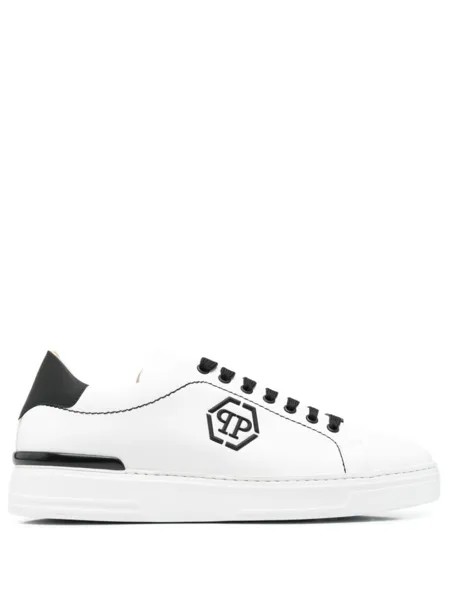 Philipp Plein кеды на шнуровке, черный