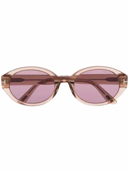 TOM FORD Eyewear солнцезащитные очки в овальной оправе