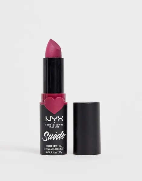 Матовая губная помада NYX Professional Makeup Suede - Copenhagen-Красный