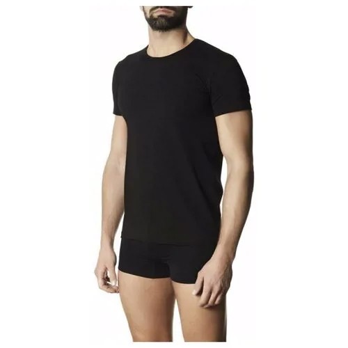 Футболка мужская Pompea T-Shirt Cotton U, размер M, nero (чёрный)