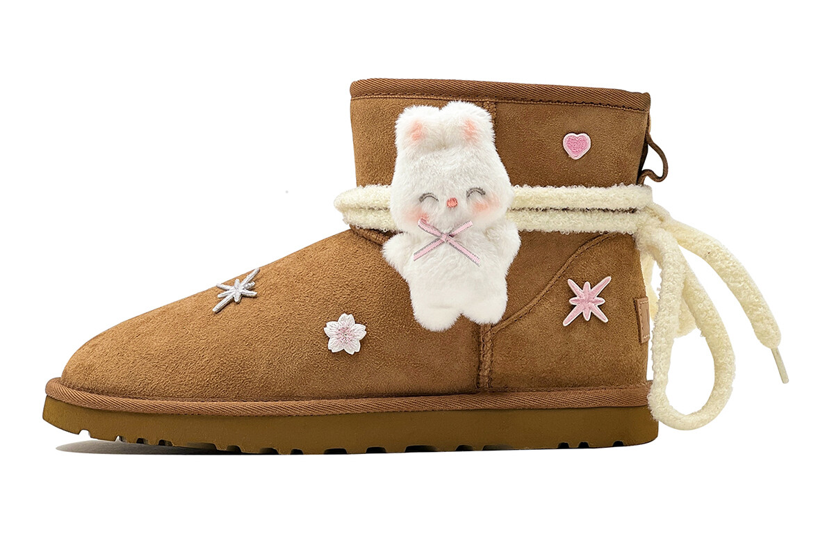 CLASSIC MINI Зимние ботинки женские бежевые Ugg