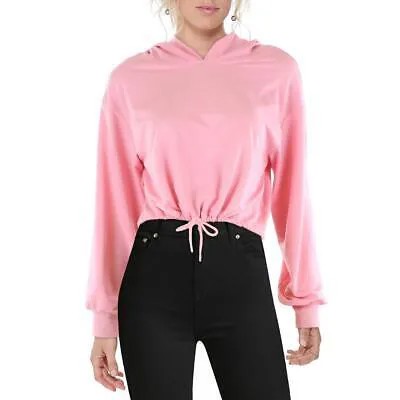 Shein Женская розовая толстовка Укороченная удобная толстовка с капюшоном Loungewear S BHFO 5658