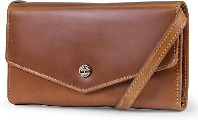 Timberland Womens RFID Leather Wallet Bag Phone Bag со съемным ремешком через плечо