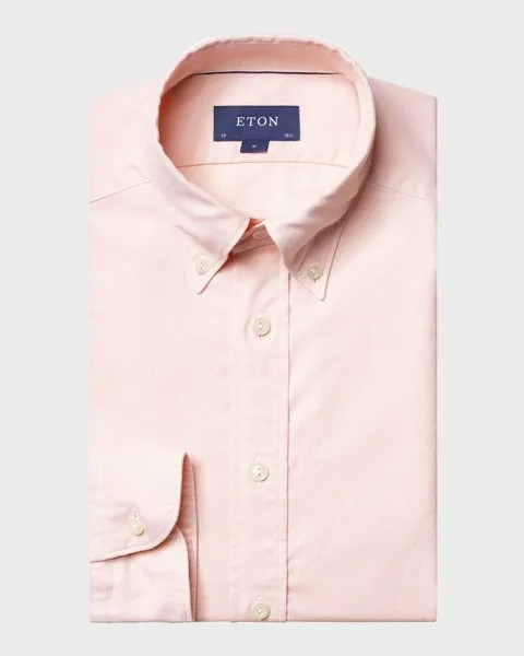 Мужская узкая классическая рубашка Royal Oxford Eton, цвет Red