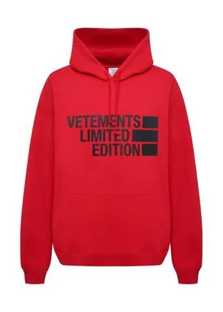 Хлопковое худи VETEMENTS