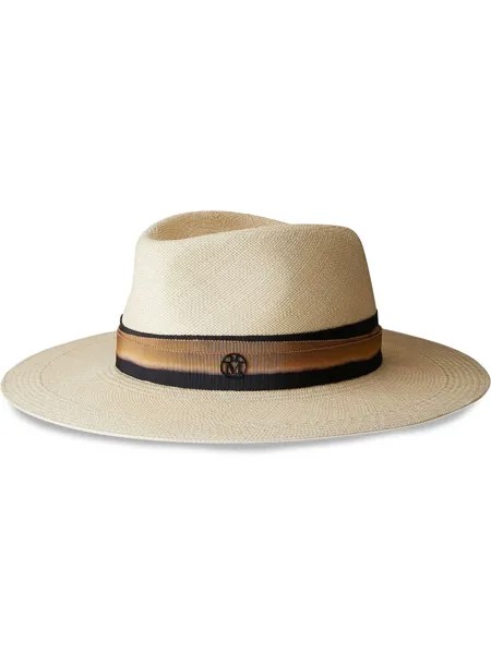 Maison Michel соломенная шляпа-федора Charles