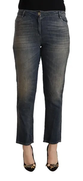 TWINSET Jeans Синие укороченные капри из хлопка, женские джинсовые брюки s. W27 $300