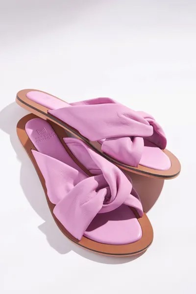 Кожаные сандалии-мюли Forever Comfort с декоративной отделкой Next, розовый
