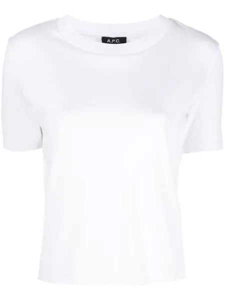 A.P.C. трикотажный топ, белый