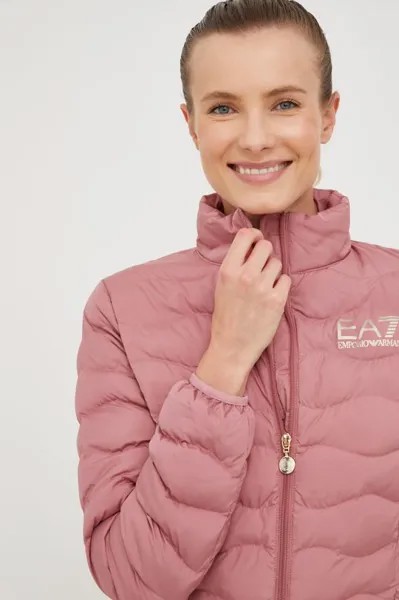 Куртка EA7 Emporio Armani, розовый
