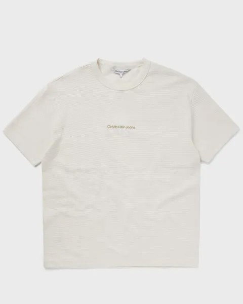 Футболка Calvin Klein Jeans City Grid Ss Tee, слоновая кость