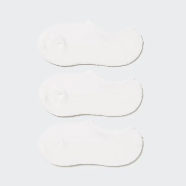 Очень короткие носки (3 пары/спортивные) UNIQLO, белый