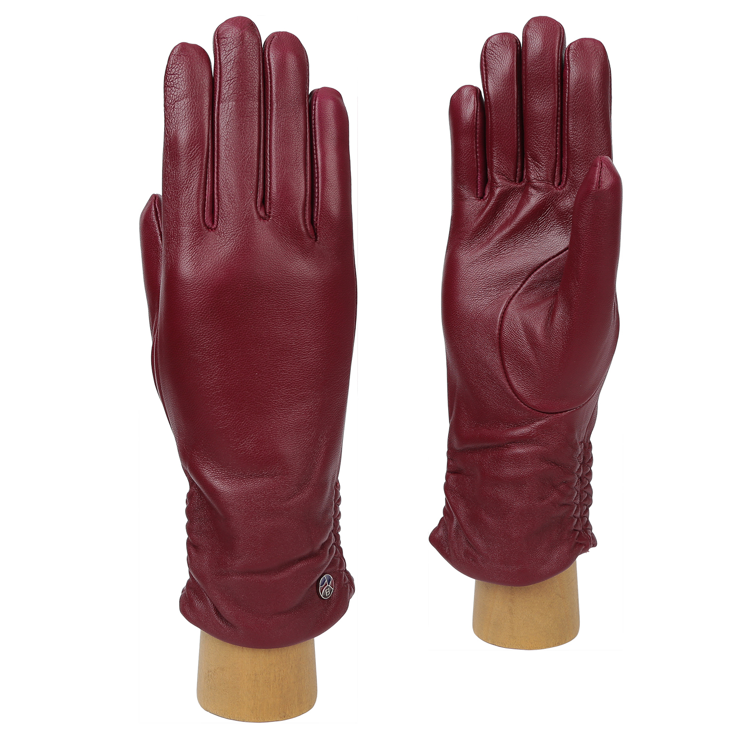 Перчатки женские FABRETTI F35-8 бордовые, р.8