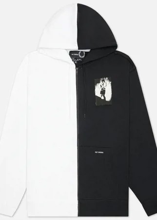 Мужская толстовка Fred Perry x Raf Simons Printed Patch Zip Through Hoodie, цвет комбинированный, размер L