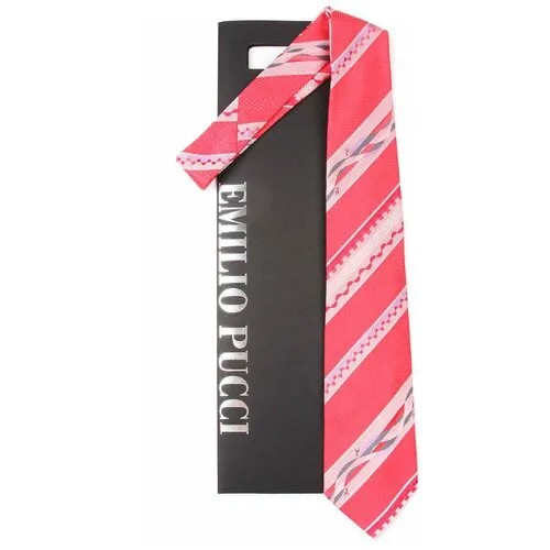 Красивый галстук в коралловых цветах Emilio Pucci 66648
