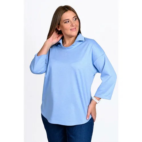 Блуза SVESTA, размер 52, голубой