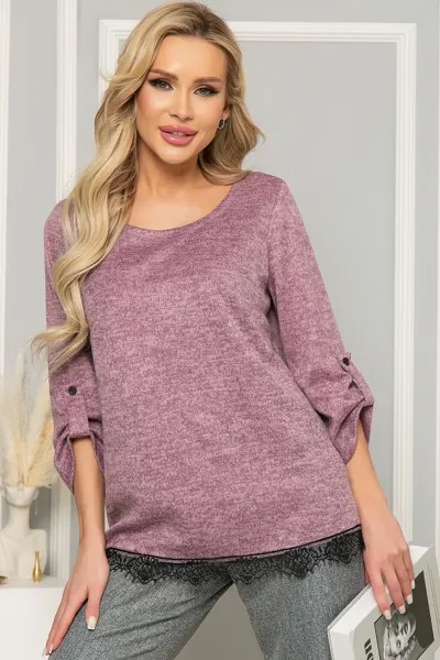 Лонгслив женский LT Collection Линия успеха Б4909 розовый 44 RU