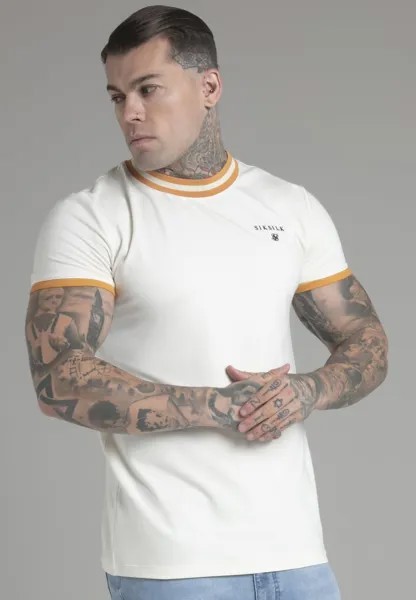 Базовая футболка Ringer SIKSILK, цвет ecru