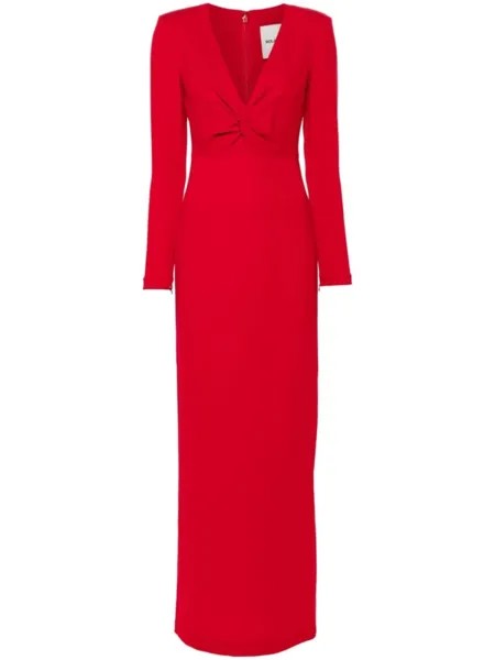 Roland Mouret платье кади, красный
