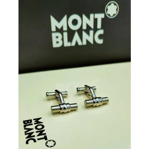 Запонки Montblanc, серебряный