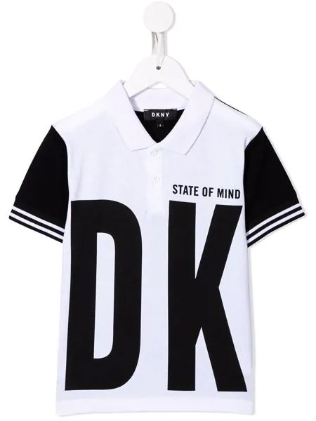 Dkny Kids рубашка поло с логотипом