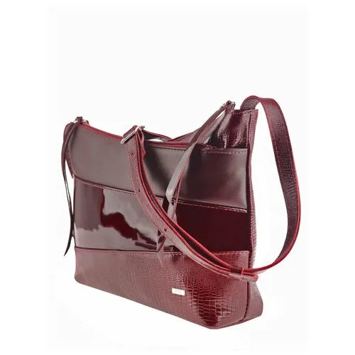 Сумка женская Esse, офелия CHERRY варан бордо, 65084