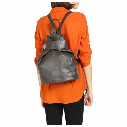 Сумка diva's bag, 14х34х34 см, темно-коричневый