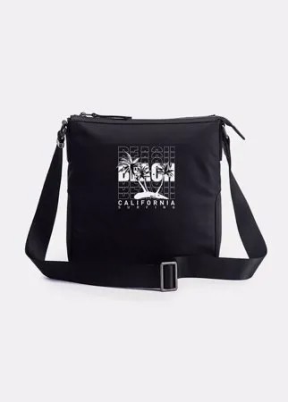 Мужские черные летние оксфорды Сумки Пляжный Crossbody Сумка Messenger Сумка Square Сумка