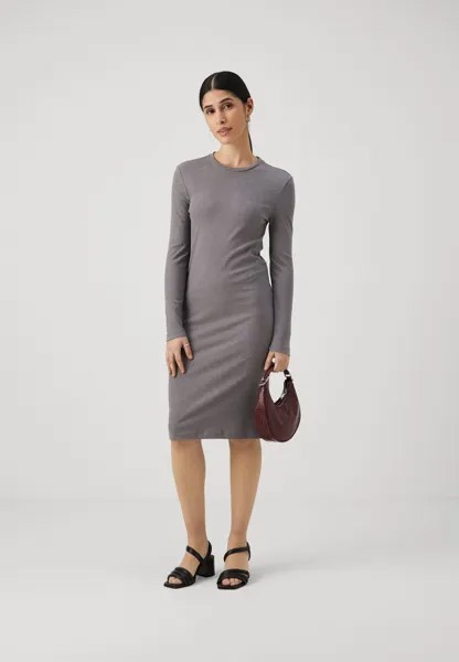 Платье из джерси Vmlavender O Neck Dress Vero Moda, пестрый серый