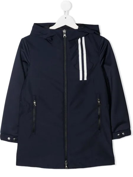 Moncler Enfant пальто с полосками