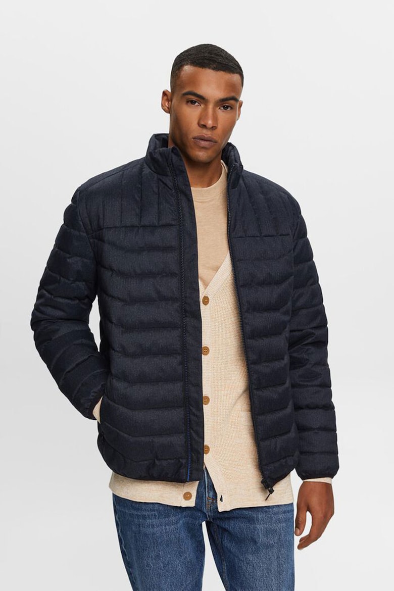 Зимняя куртка со средним высоким воротником Esprit, синий