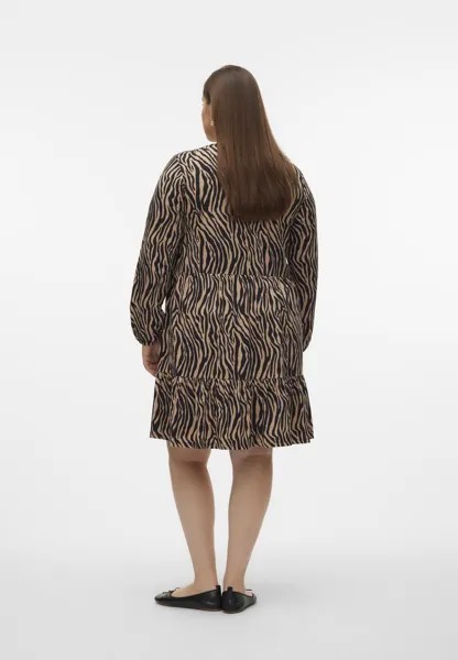 Платье из джерси Vmcina Dress Vero Moda, серебристая норка