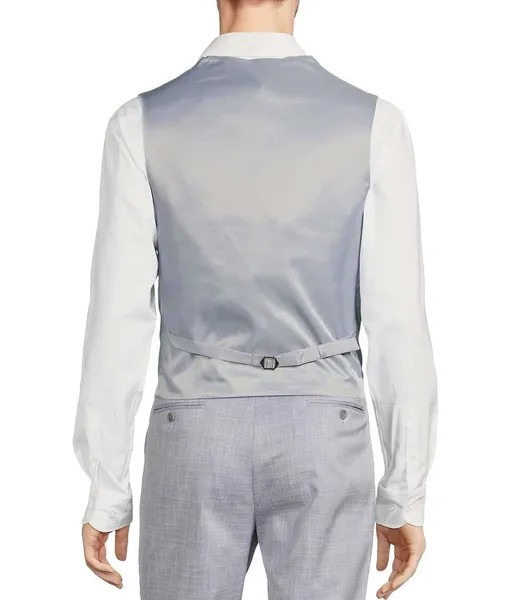 Эластичный жилет-смокинг Tre Vero Modern Fit, синий