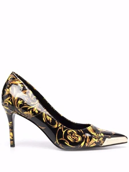 Versace Jeans Couture туфли на шпильке с принтом Regalia Baroque
