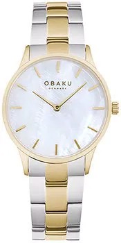 Fashion наручные  женские часы Obaku V247LXGWSF. Коллекция Links